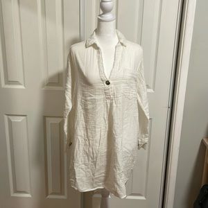 Zara XS White Tunic